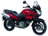 V-Strom 650 model 2007 červená
